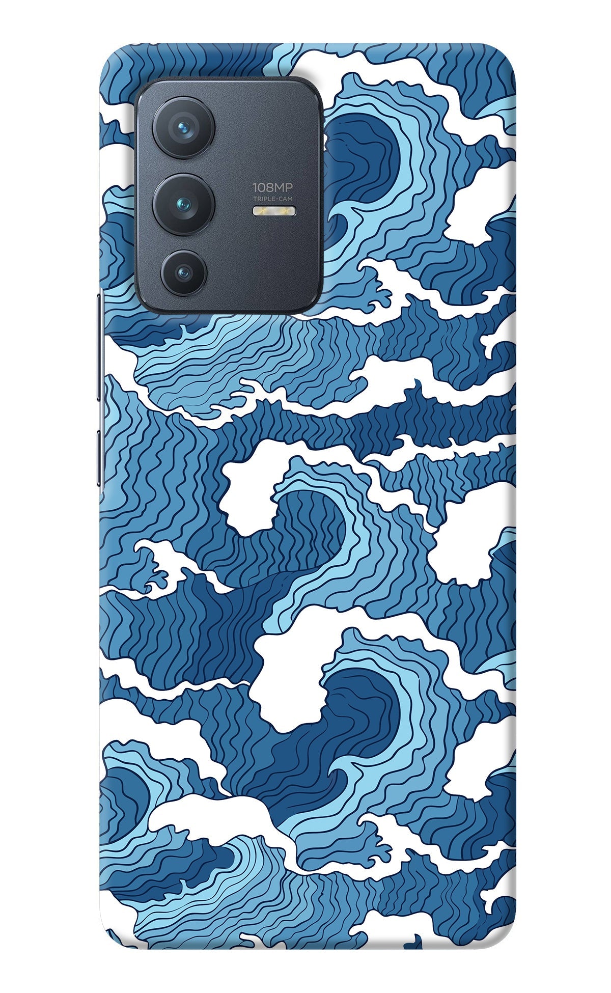 Blue Waves Vivo V23 Pro 5G Back Cover