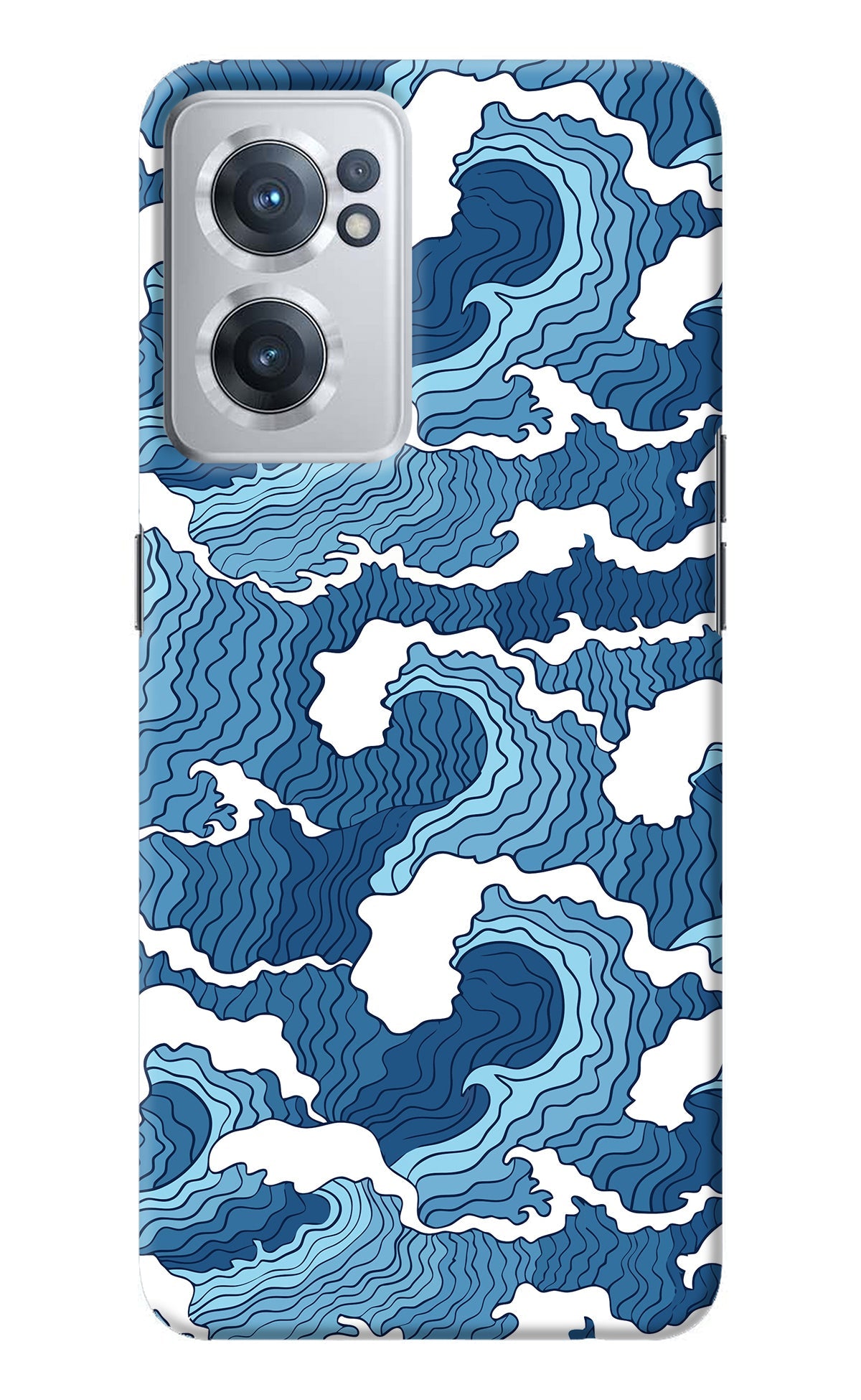 Blue Waves OnePlus Nord CE 2 5G Back Cover