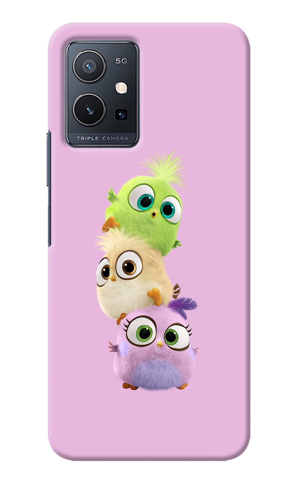 Cute Little Birds Vivo Y75 5G/Vivo T1 5G Back Cover