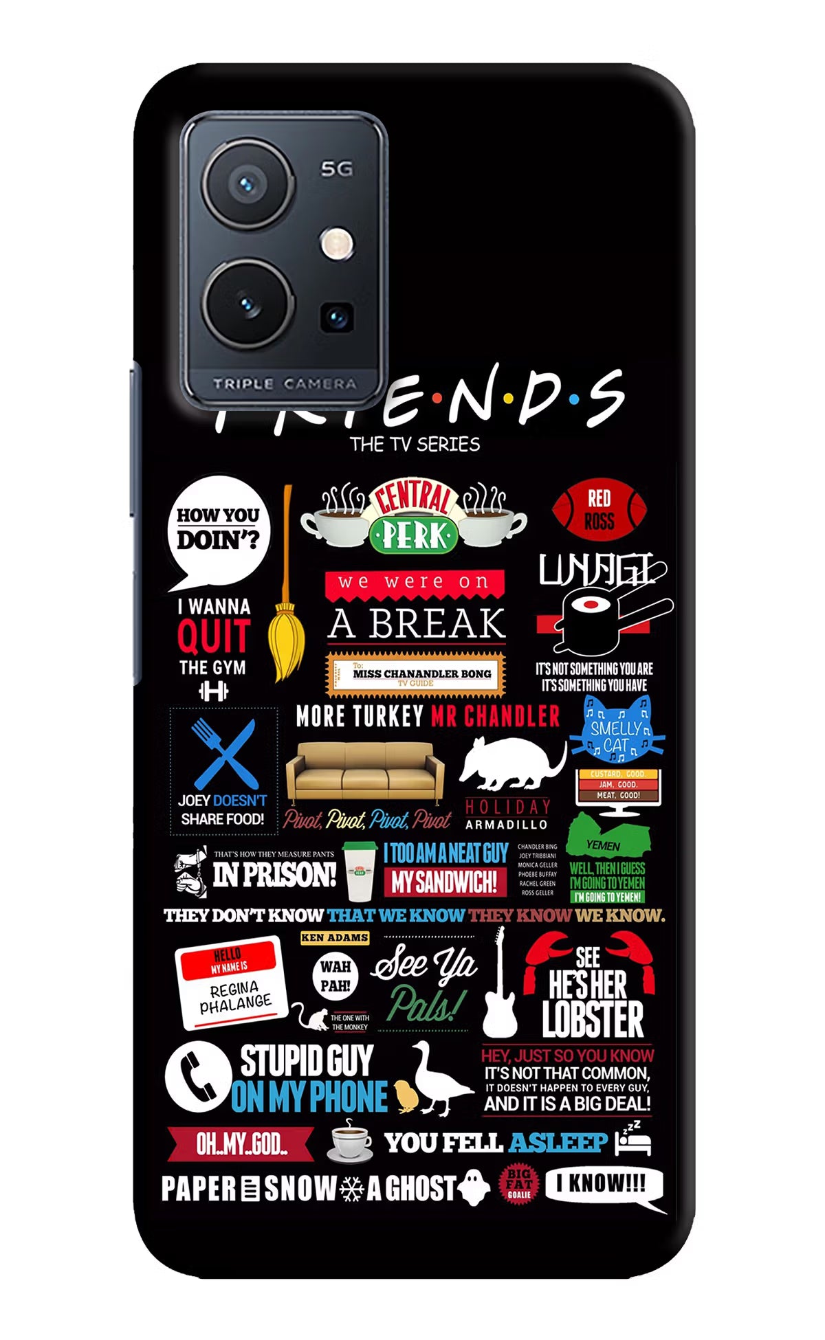 FRIENDS Case for IQOO Z6 5G (not 44W) by Casekaro