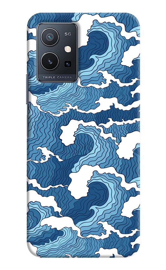 Blue Waves Case for IQOO Z6 5G (not 44W) by Casekaro
