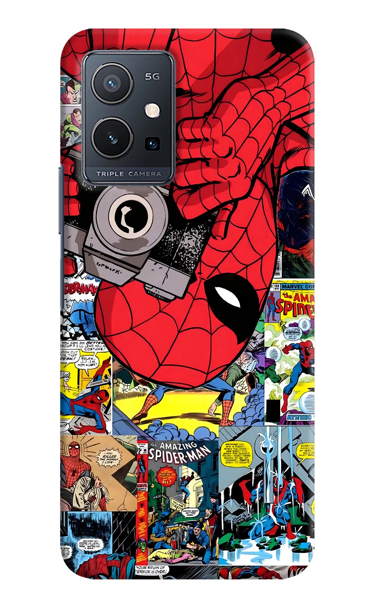 Spider Man Case for IQOO Z6 5G (not 44W) by Casekaro