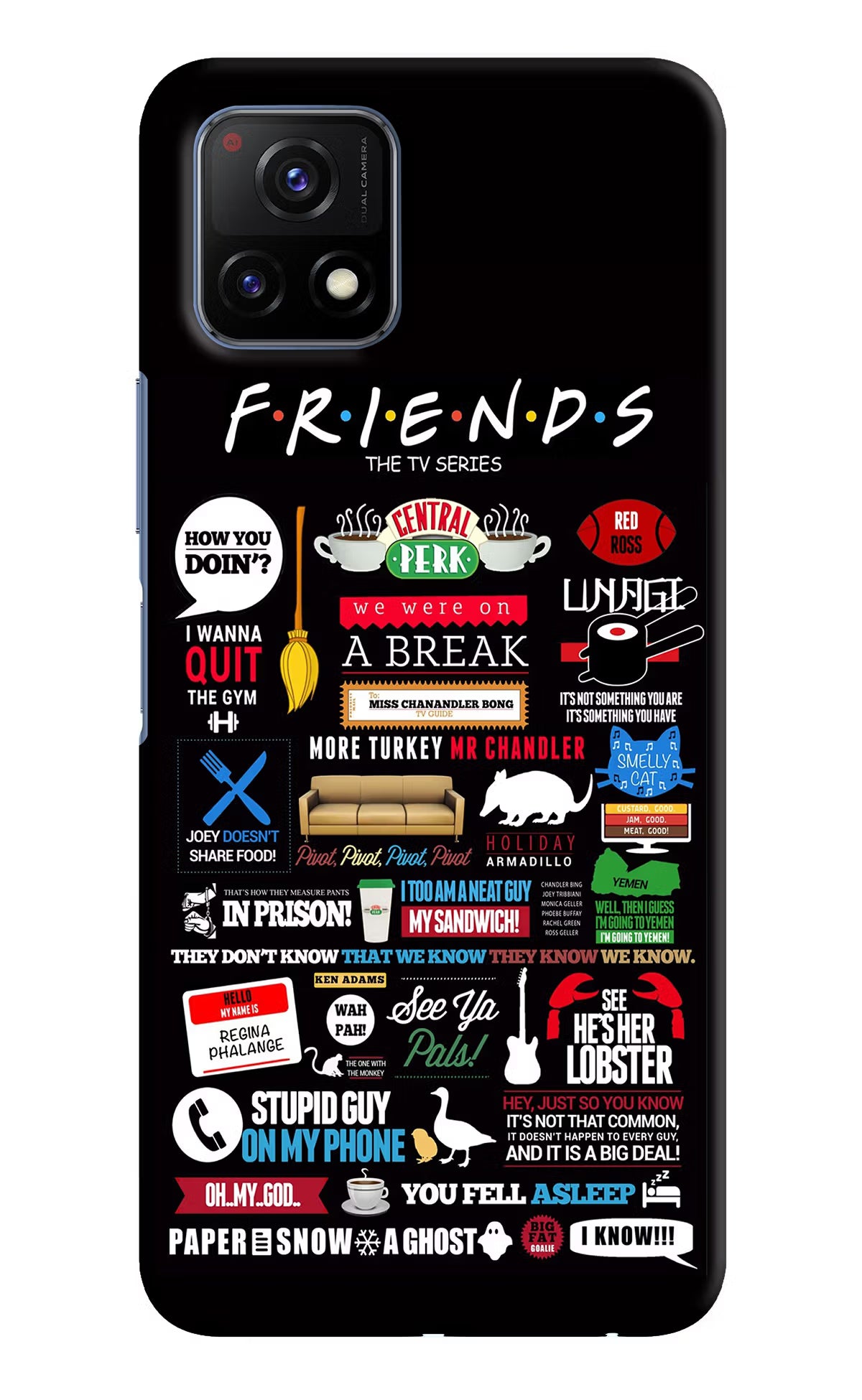 FRIENDS Case for Vivo Y72 5G by Casekaro