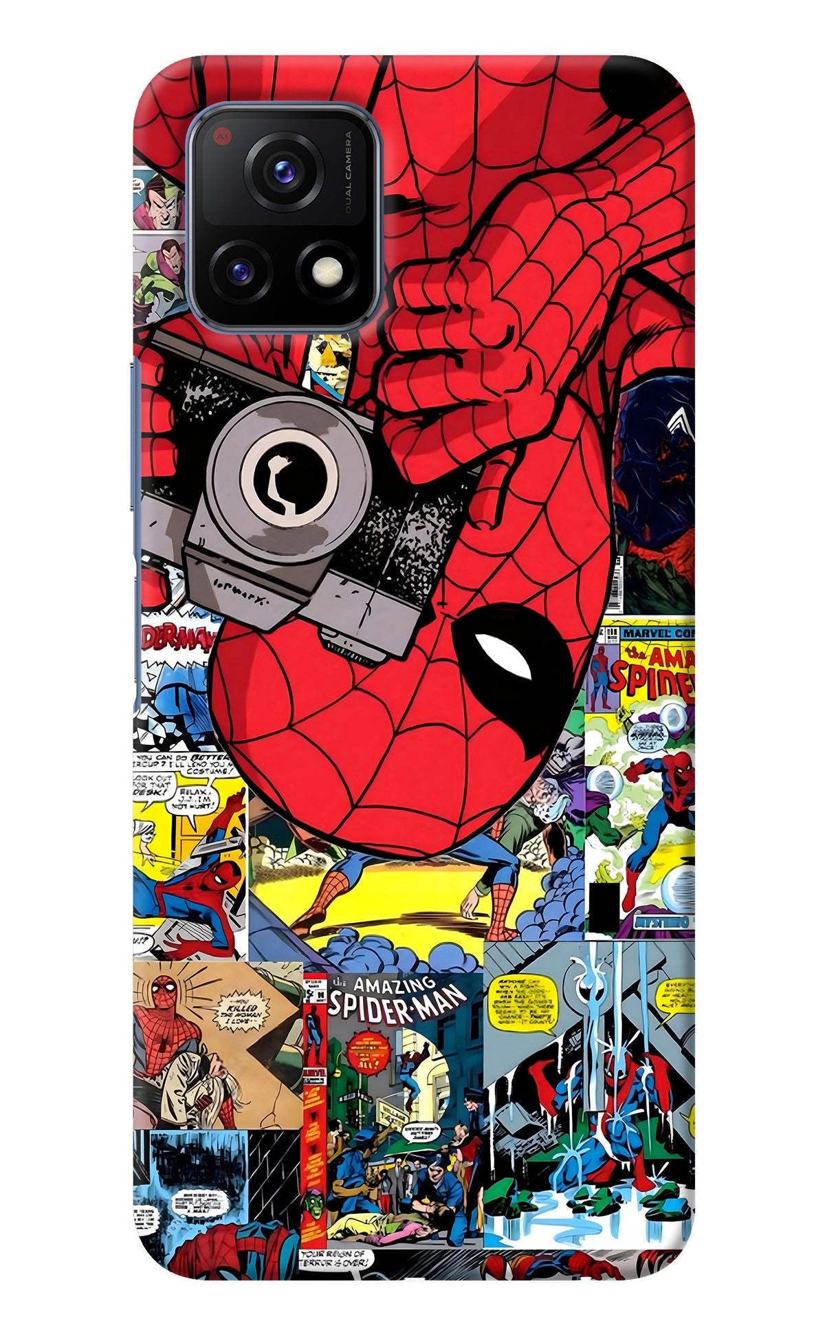 Spider Man Vivo Y72 5G Back Cover