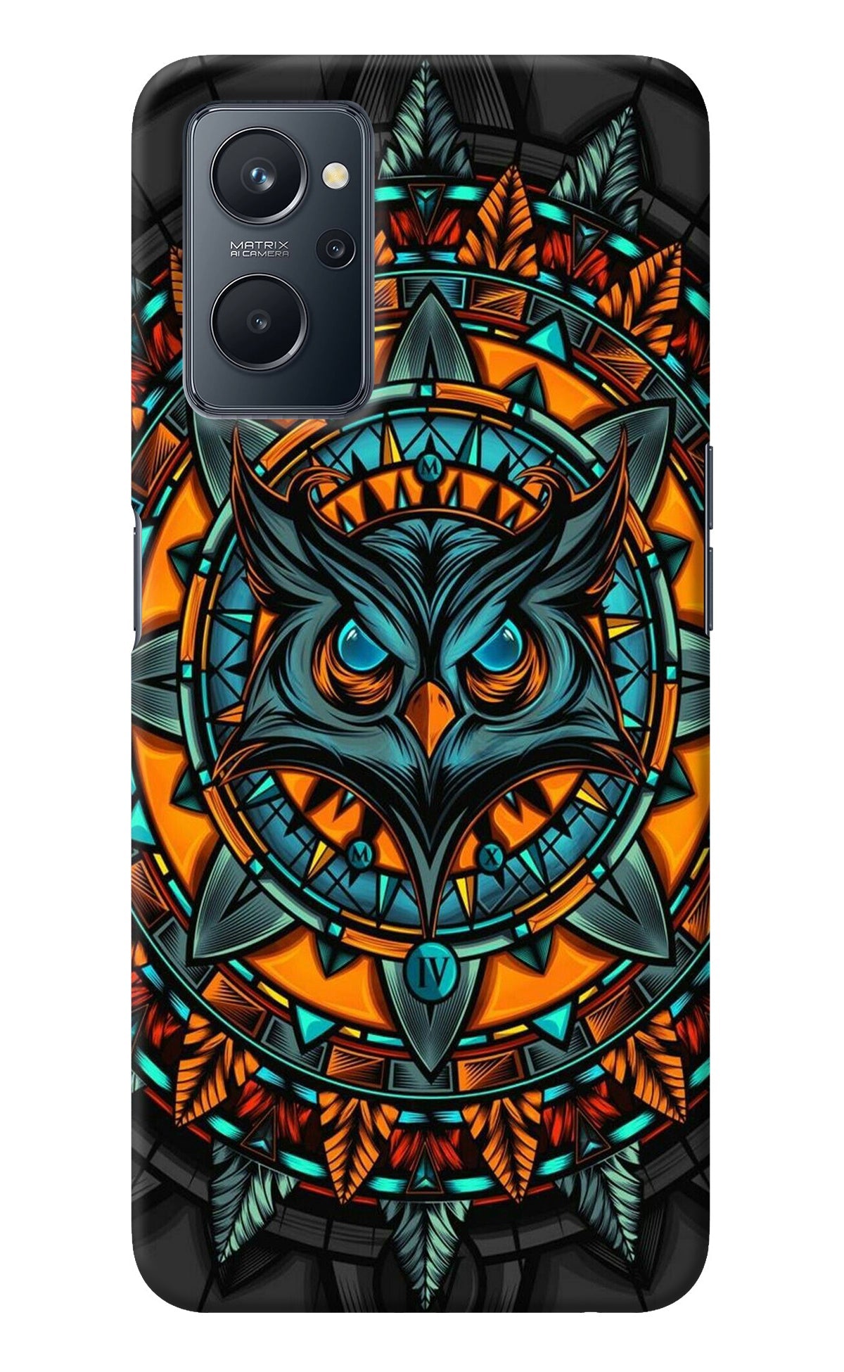 Angry Owl Art Realme 9i 4G Back Cover