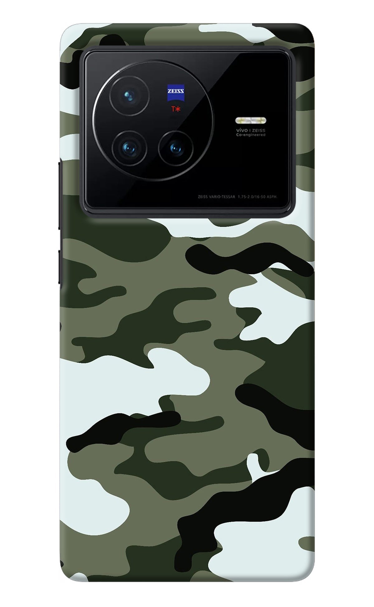 Camouflage Vivo X80 Back Cover