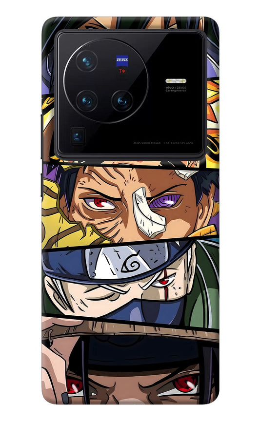 Naruto Character Vivo X80 Pro Back Cover