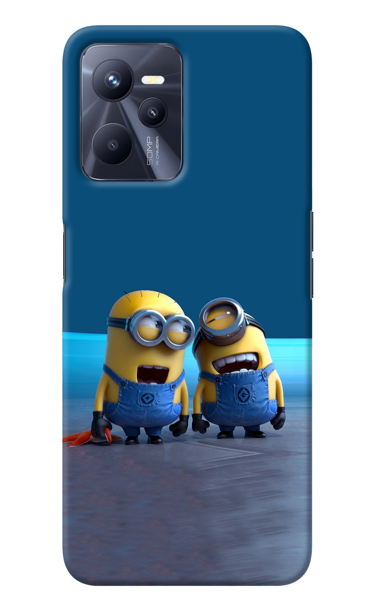 Minion Laughing Realme C35 Back Cover