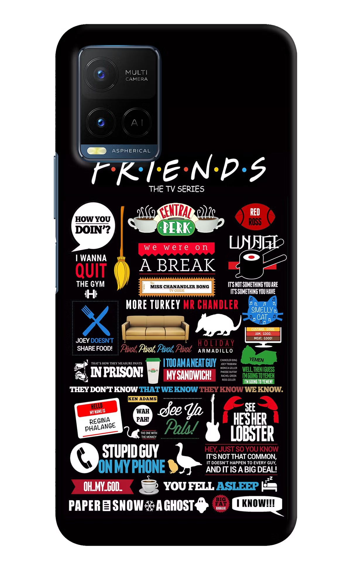 FRIENDS Case for Vivo Y33T by Casekaro