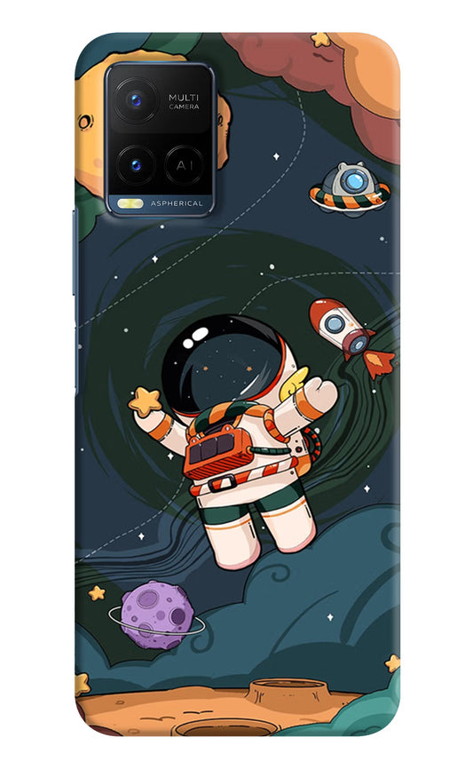 Cartoon Astronaut Case for Vivo Y33T by Casekaro