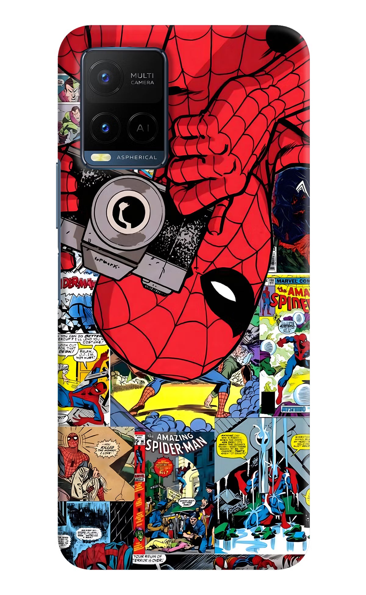 Spider Man Case for Vivo Y33T by Casekaro