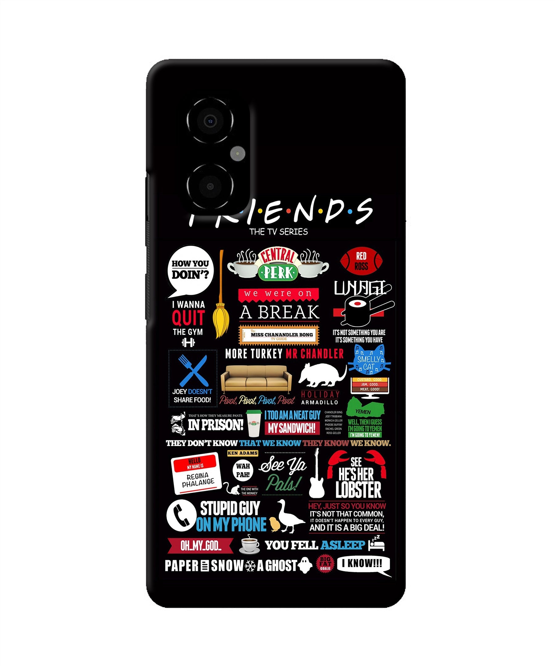 FRIENDS Poco M4 5G Back Cover