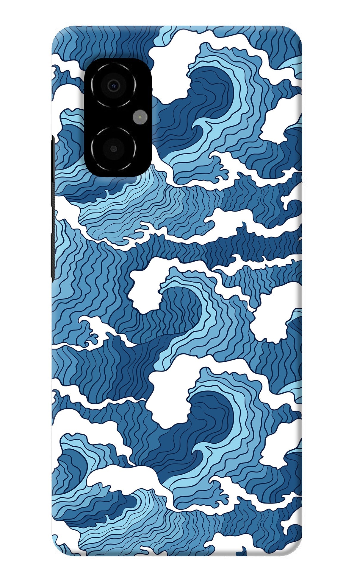 Blue Waves Poco M4 5G Back Cover