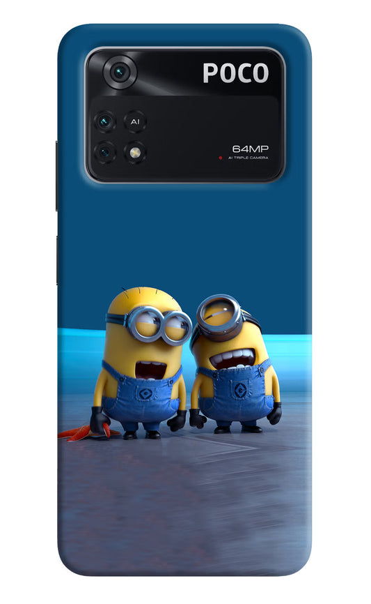 Minion Laughing Case for Poco M4 Pro 4G