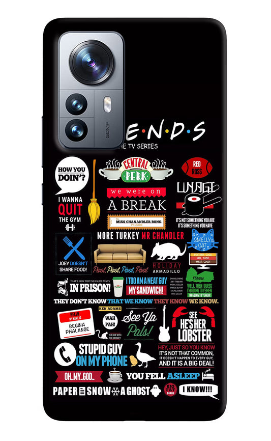 FRIENDS Case for Mi 12 Pro 5G by Casekaro