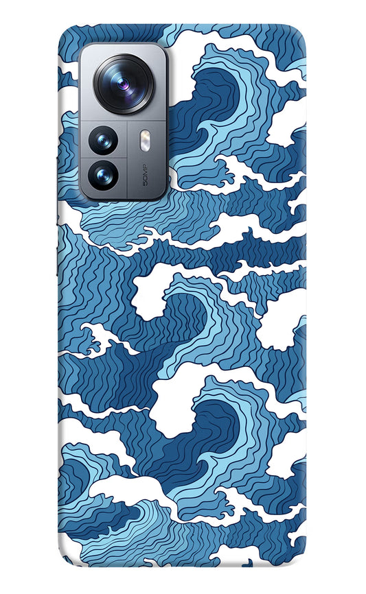 Blue Waves Case for Mi 12 Pro 5G by Casekaro