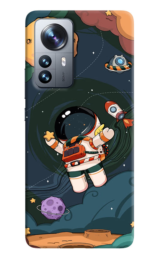 Cartoon Astronaut Case for Mi 12 Pro 5G by Casekaro