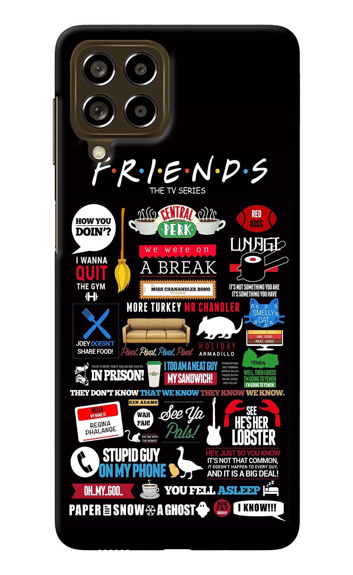 FRIENDS Samsung M53 5G Back Cover