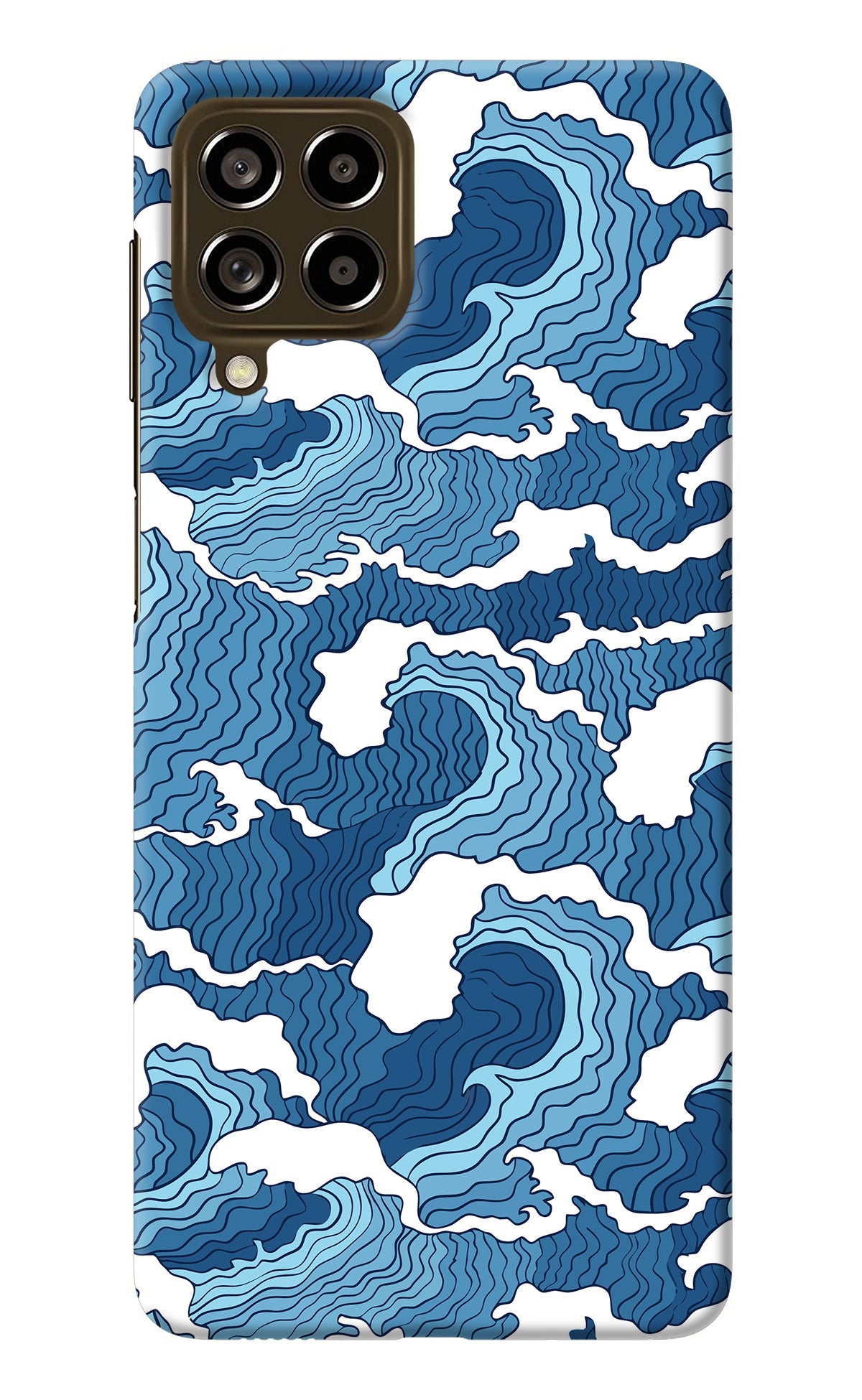 Blue Waves Samsung M53 5G Back Cover