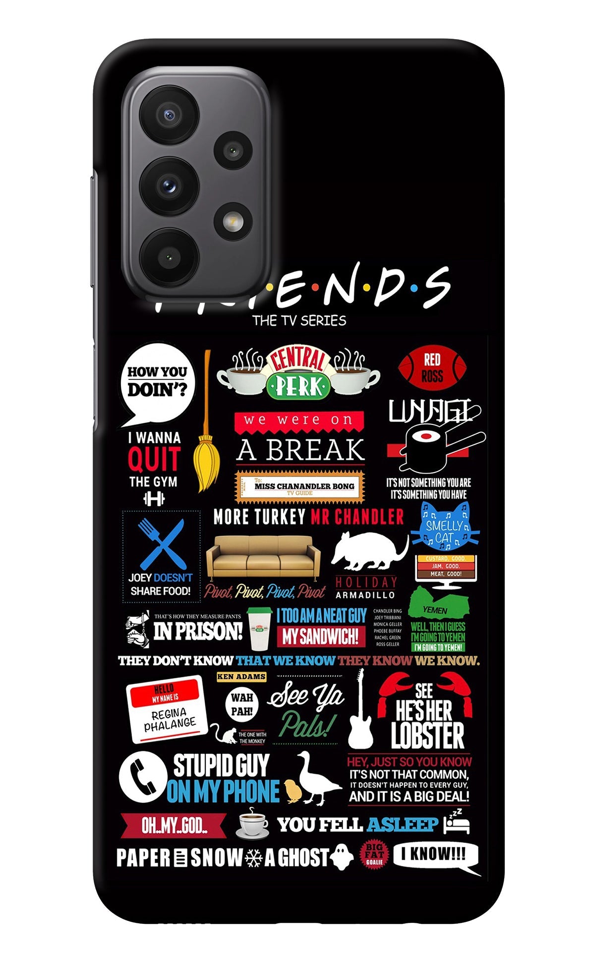 FRIENDS Samsung A23 Back Cover