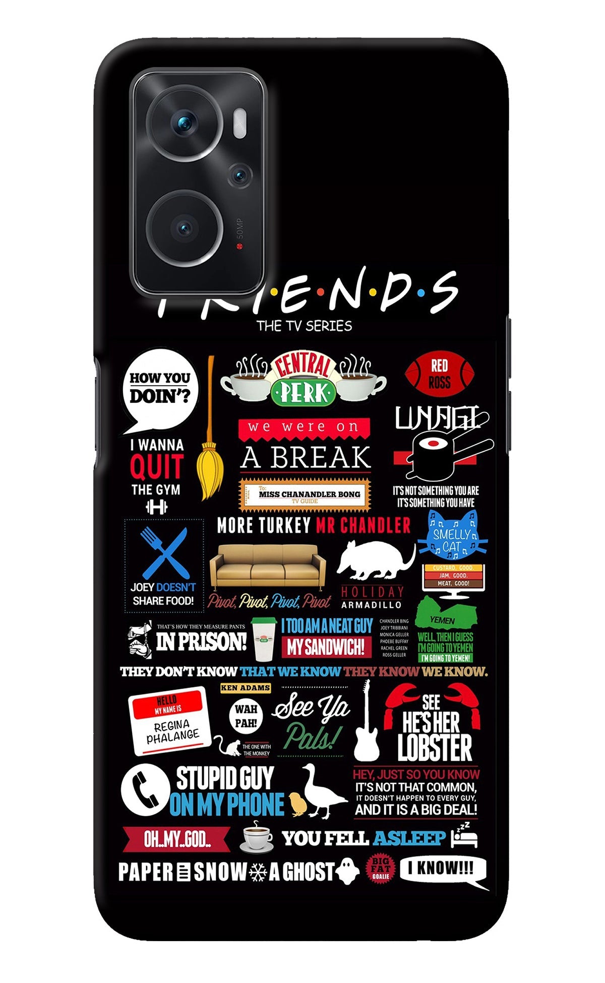 FRIENDS Oppo K10 4G Back Cover