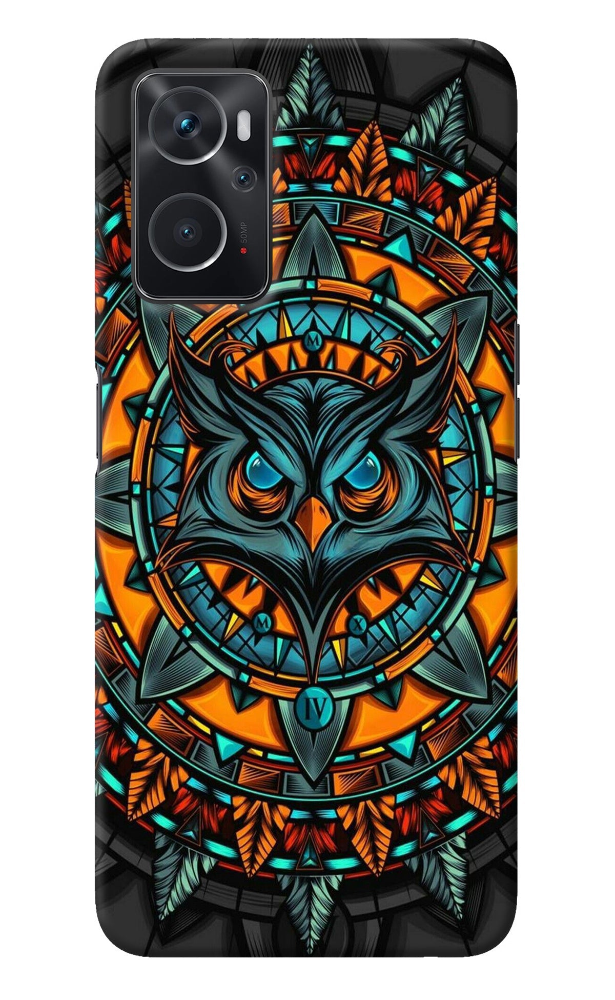 Angry Owl Art Oppo K10 4G Back Cover