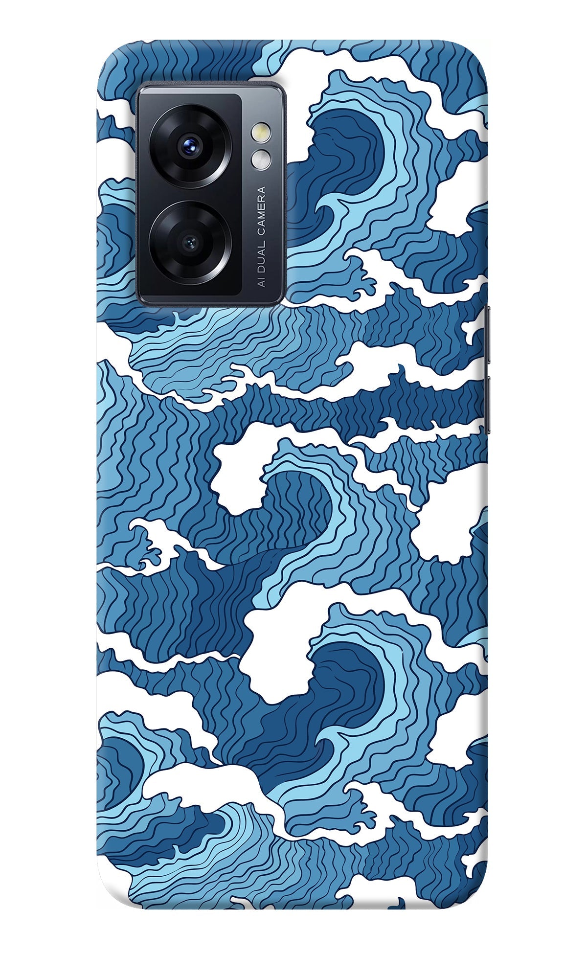 Blue Waves Case for Oppo K10 5G