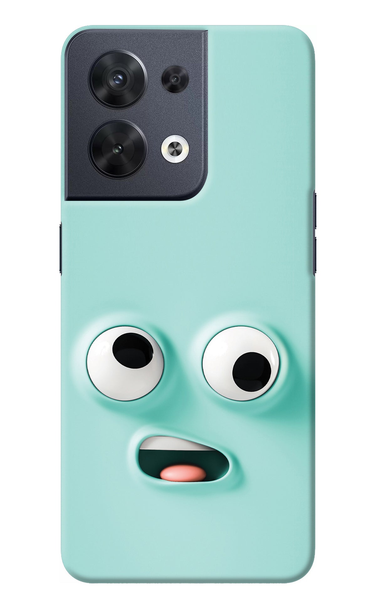 Funny Cartoon Oppo Reno8 Back Cover