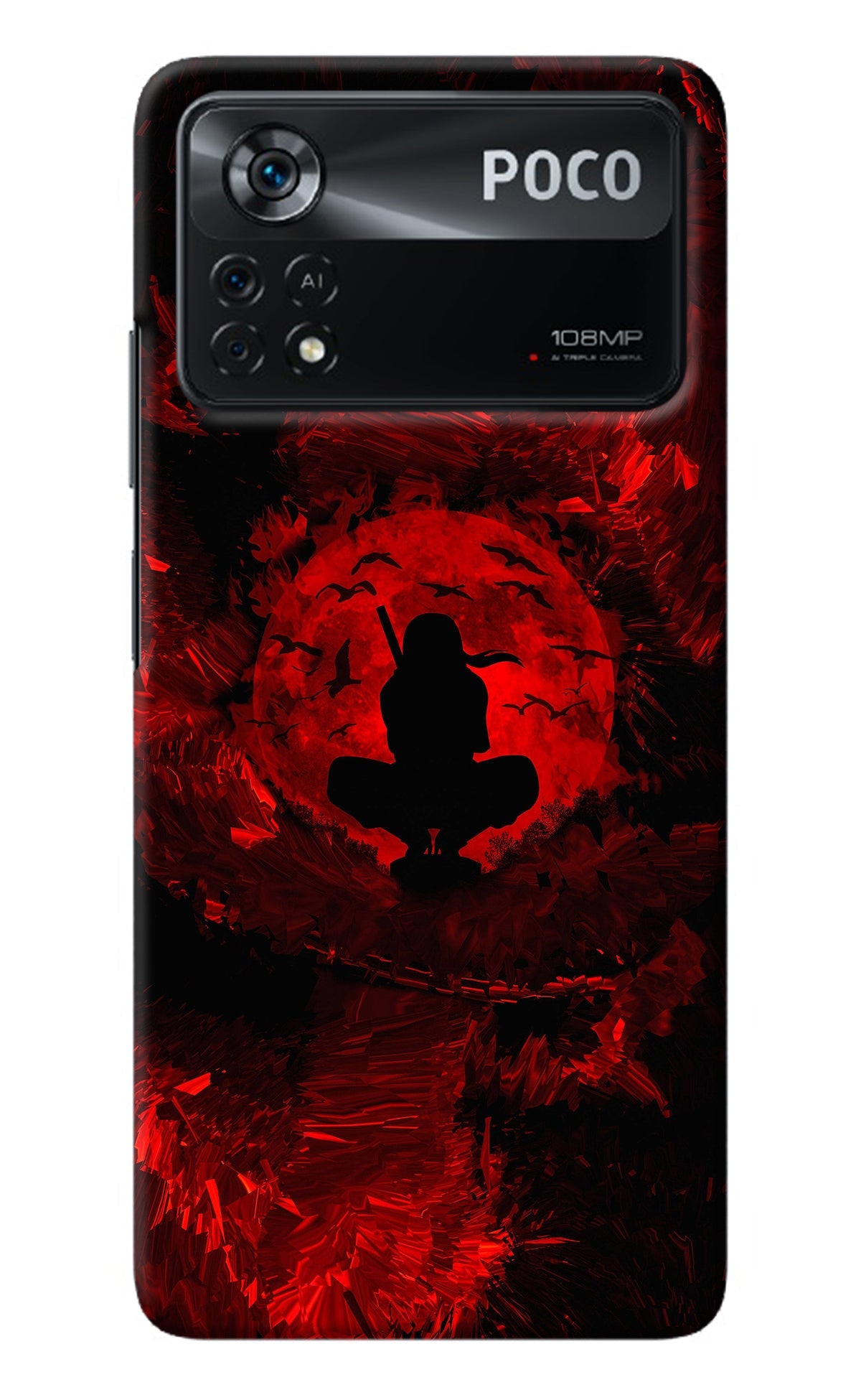 Itachi Uchiha Poco X4 Pro Back Cover