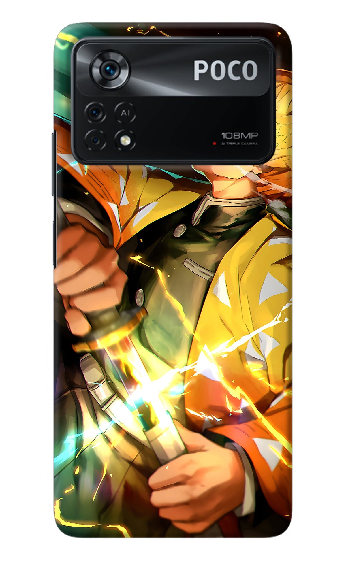 Demon Slayer Poco X4 Pro Back Cover