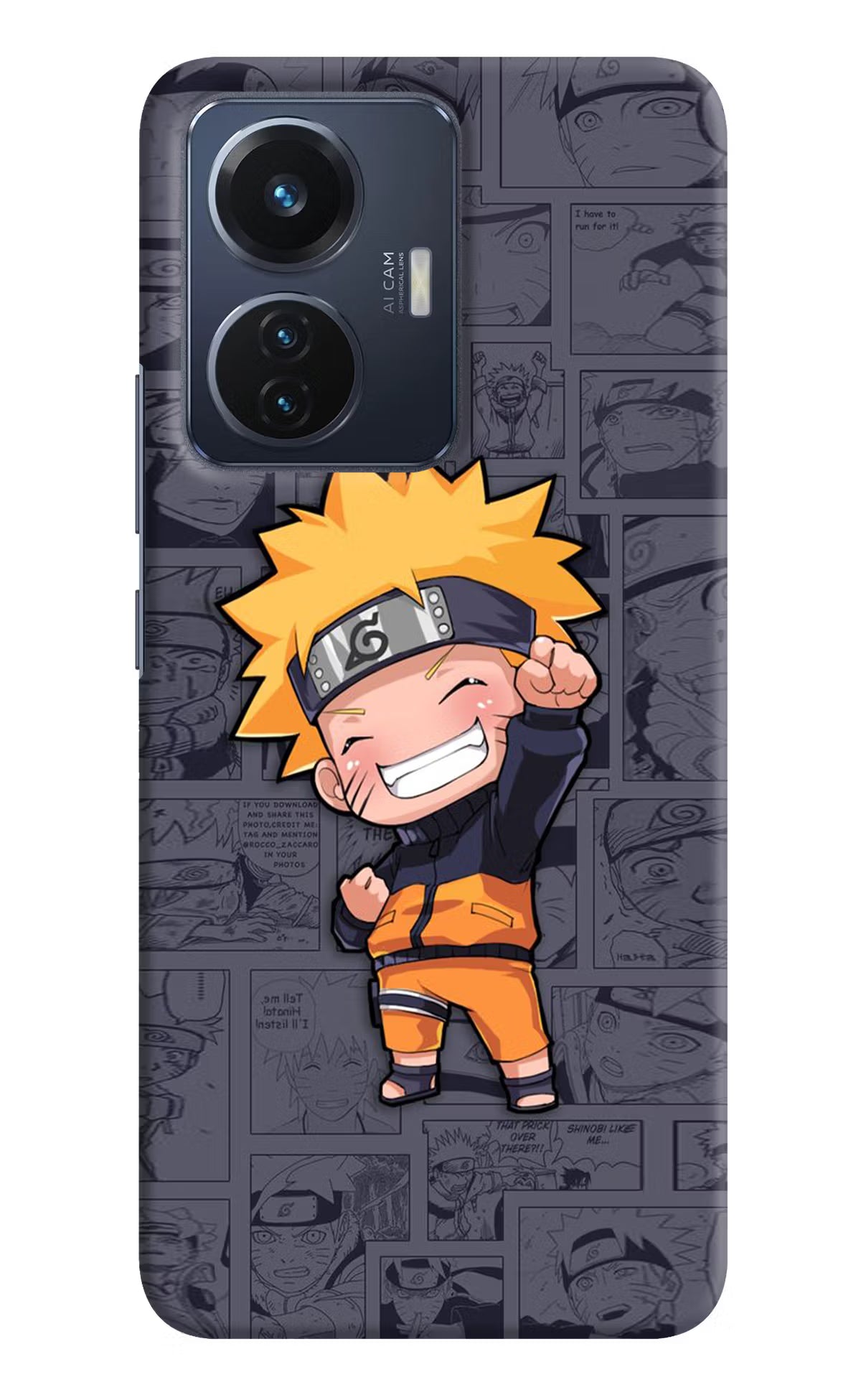 Chota Naruto Case for Vivo T1 44W by Casekaro