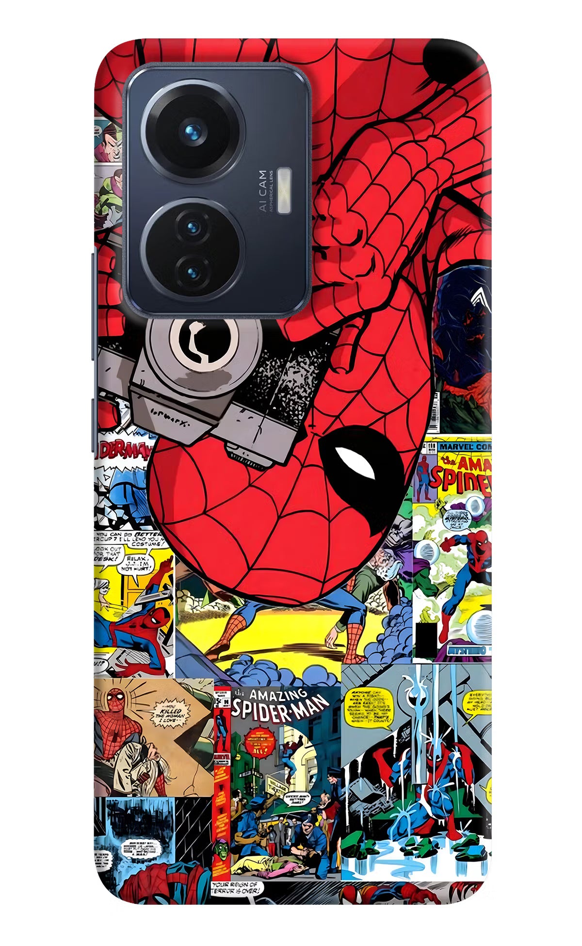 Spider Man Case for Vivo T1 44W by Casekaro