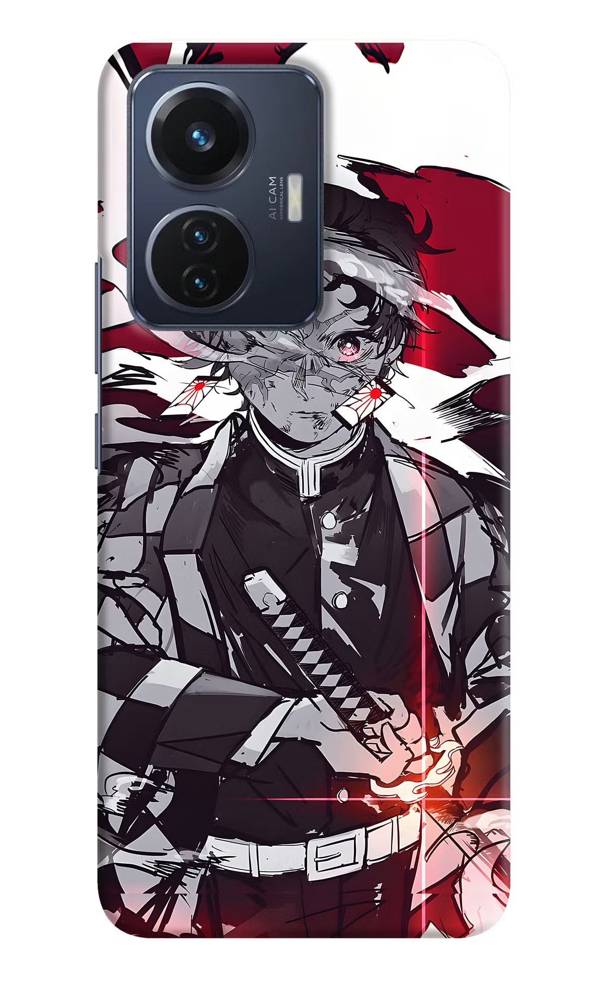 Demon Slayer Case for Vivo T1 44W by Casekaro