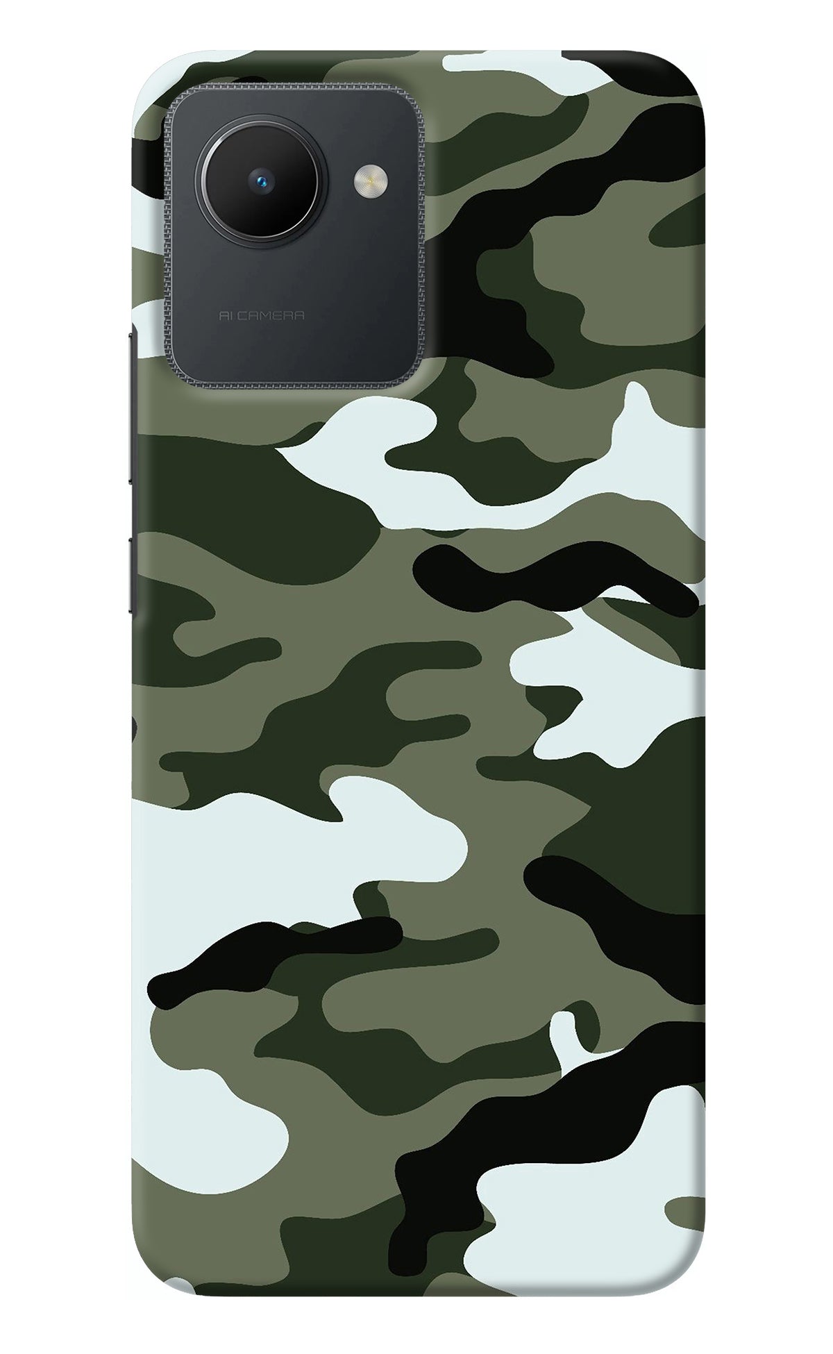 Camouflage Realme C30 Back Cover