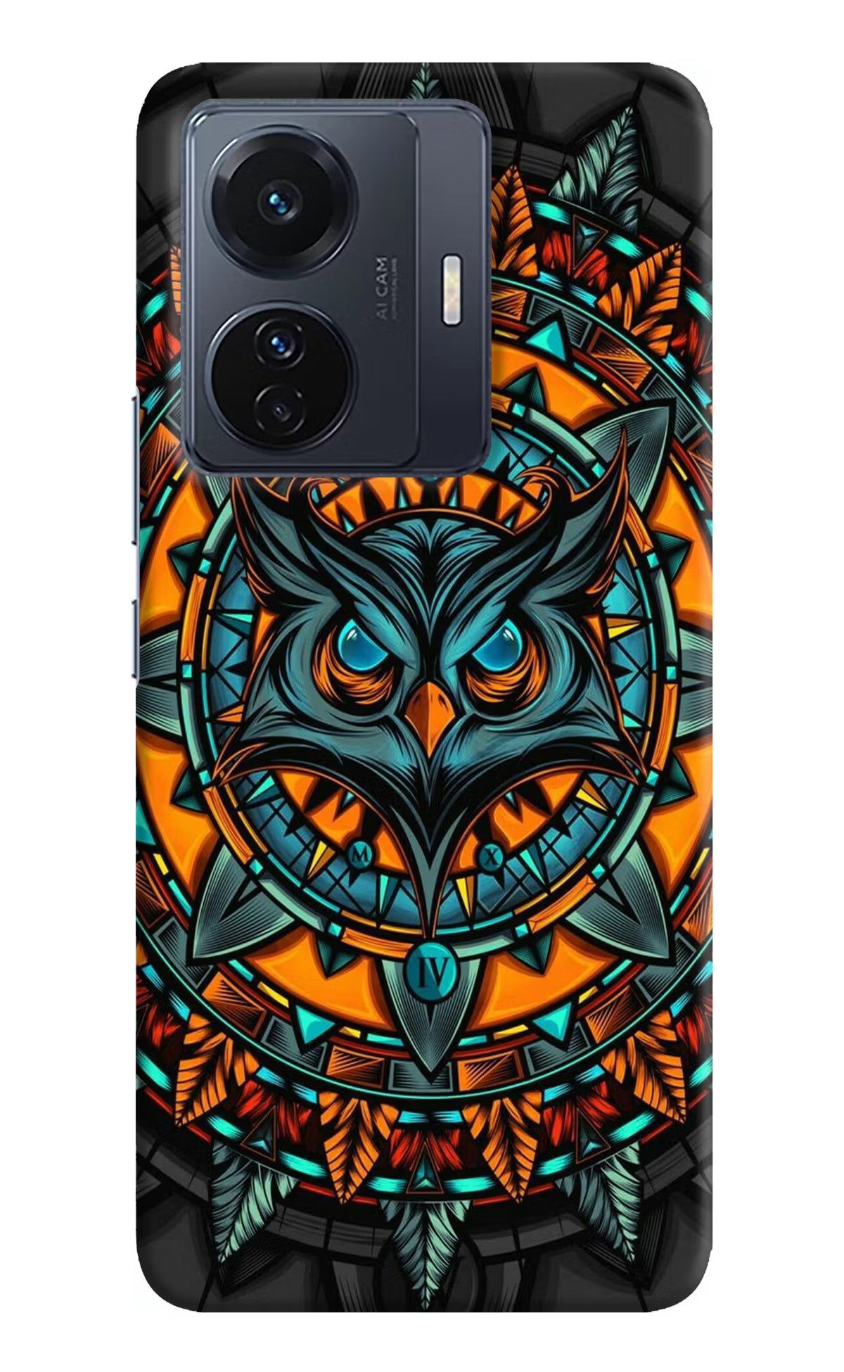 Angry Owl Art Case for Vivo T1 Pro 5G by Casekaro