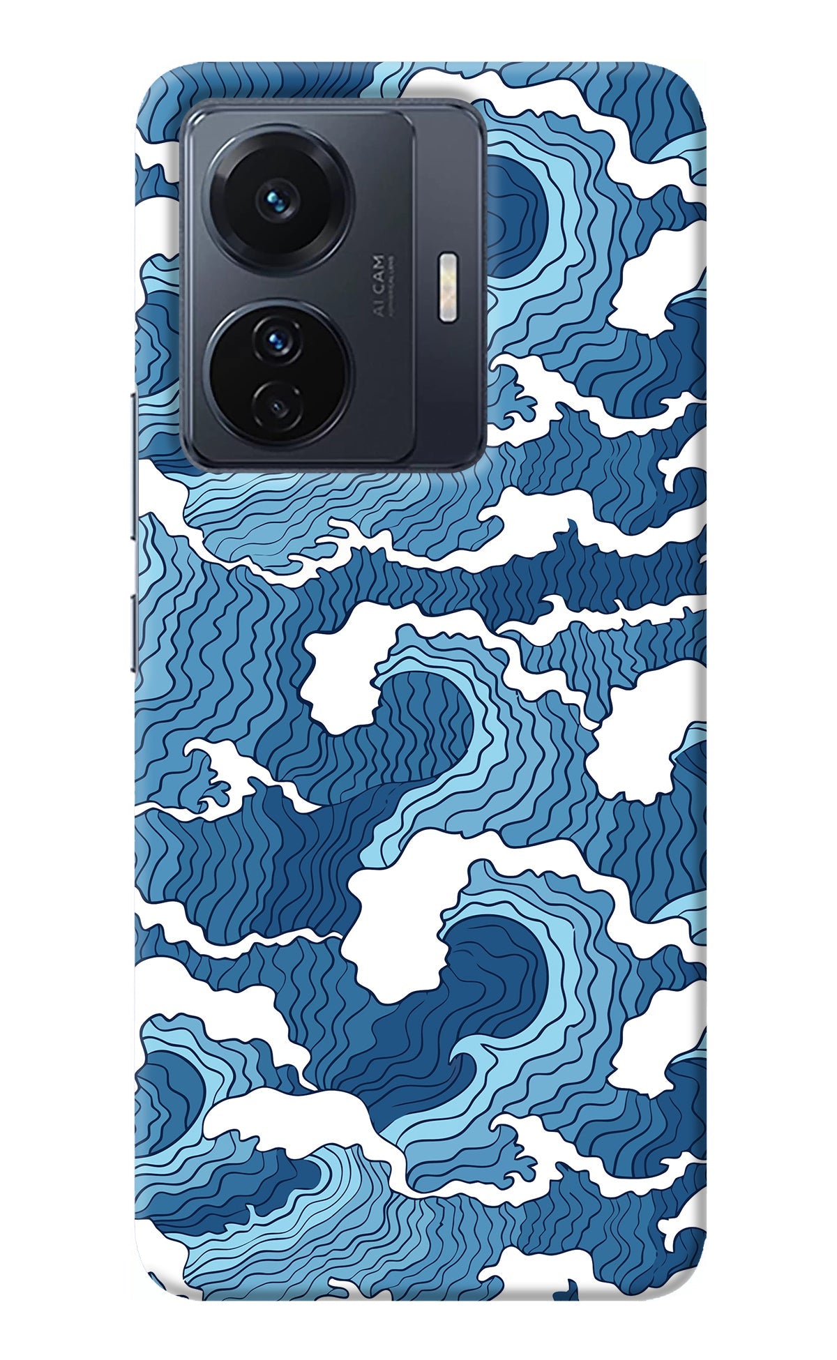 Blue Waves Vivo T1 Pro 5G Back Cover