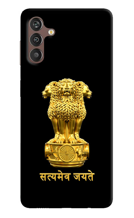 Satyamev Jayate Golden Case for Samsung M13 5G by Casekaro