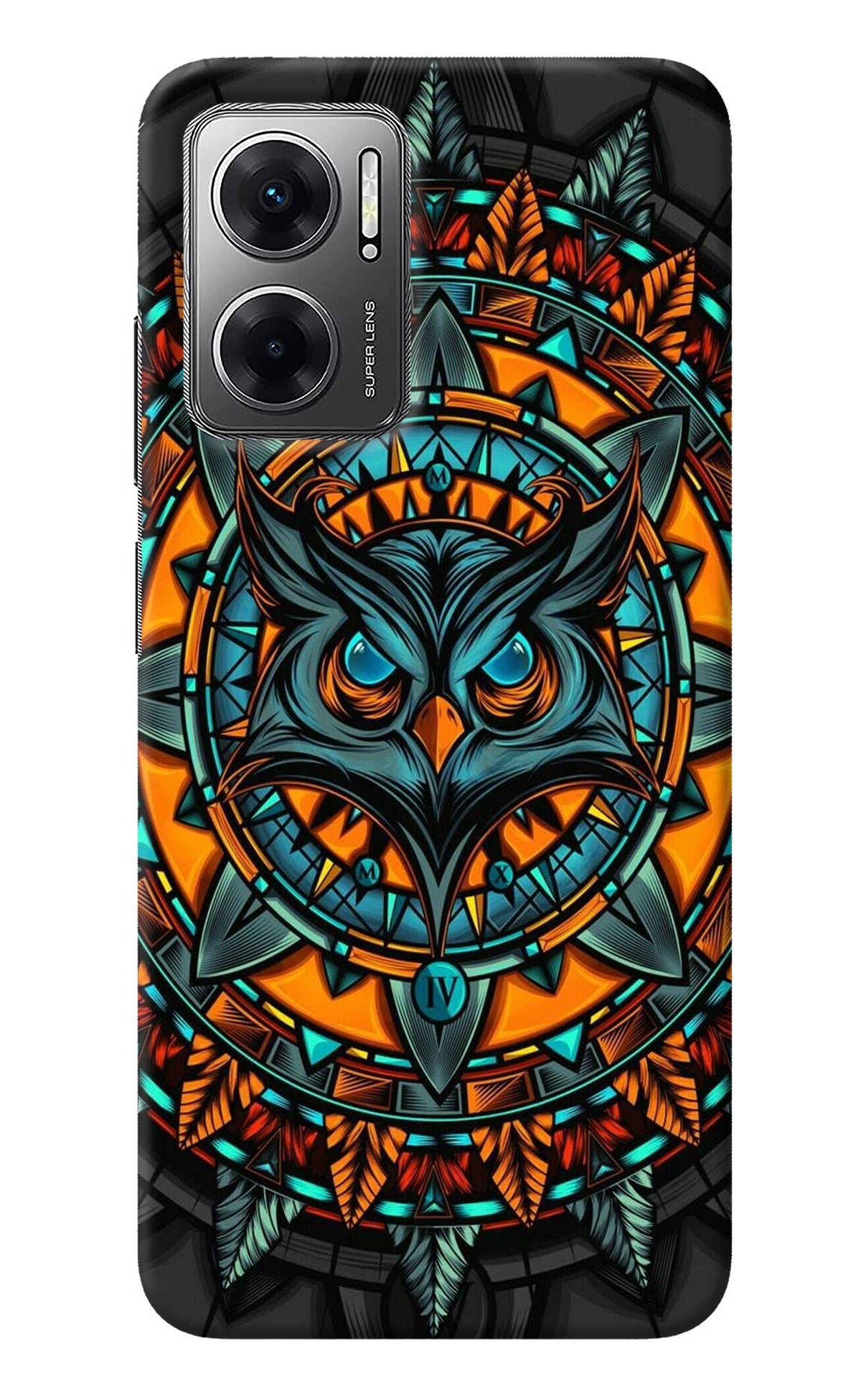 Angry Owl Art Case for Redmi 11 Prime 5G