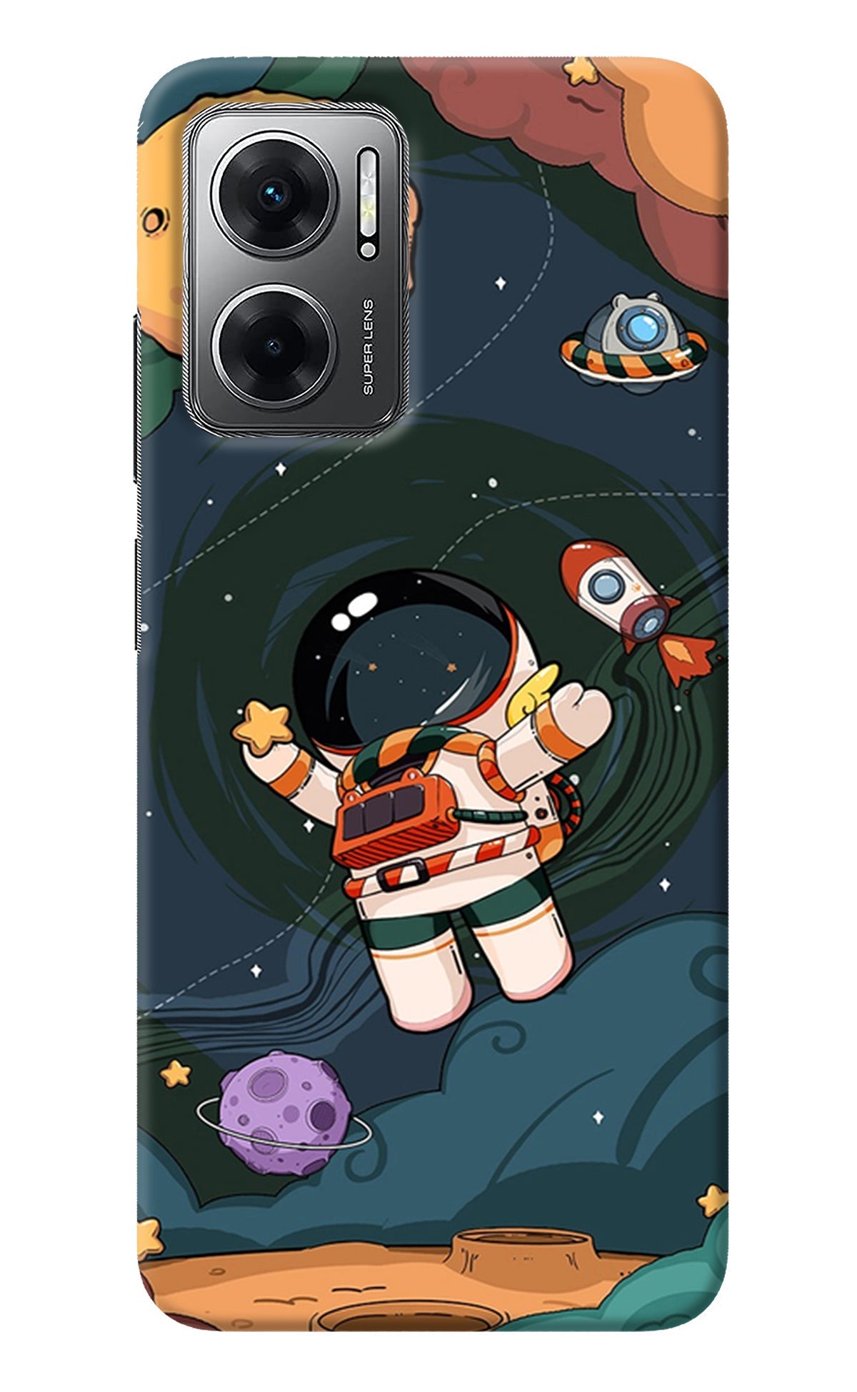 Cartoon Astronaut Case for Redmi 11 Prime 5G