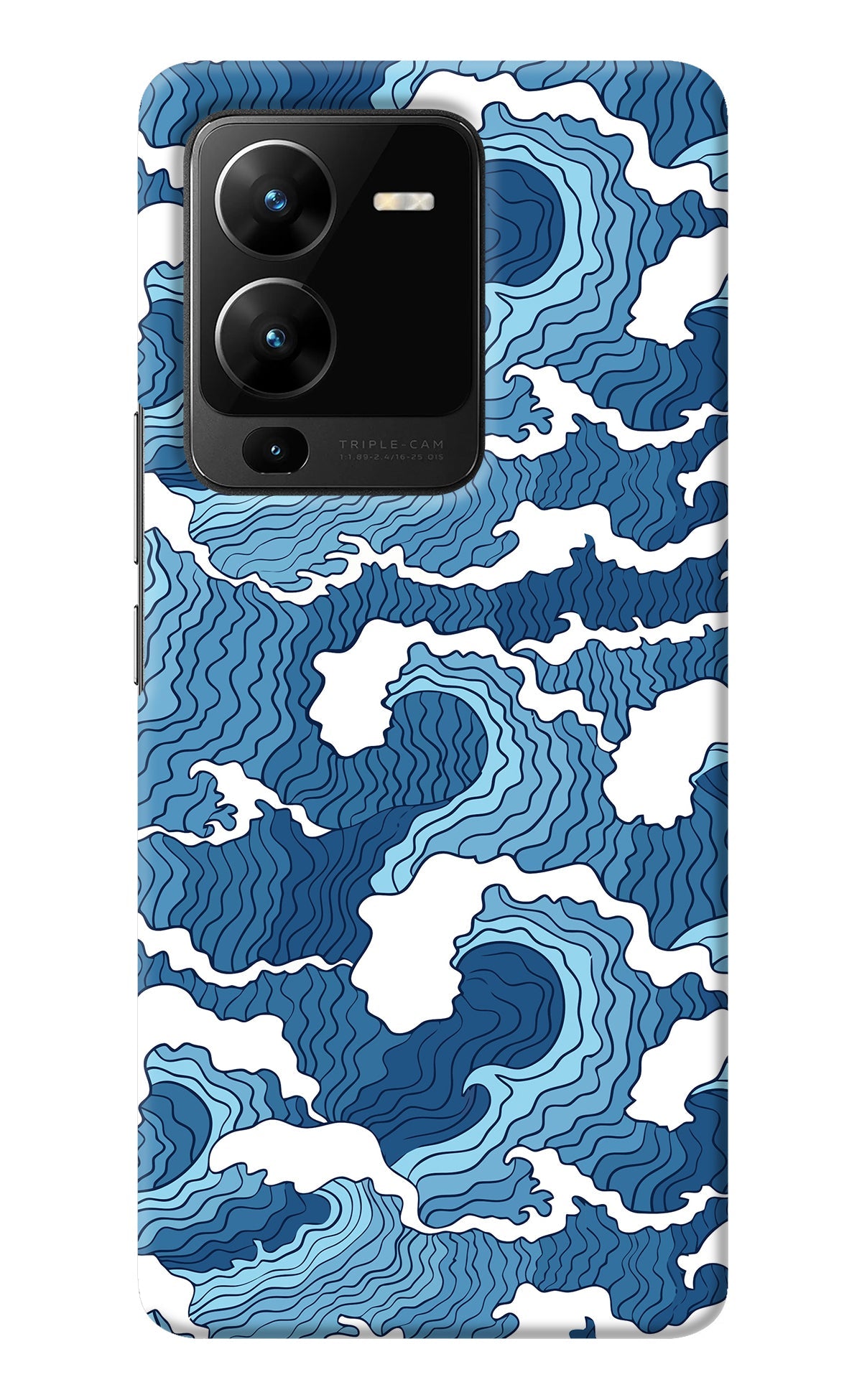 Blue Waves Vivo V25 Pro 5G Back Cover