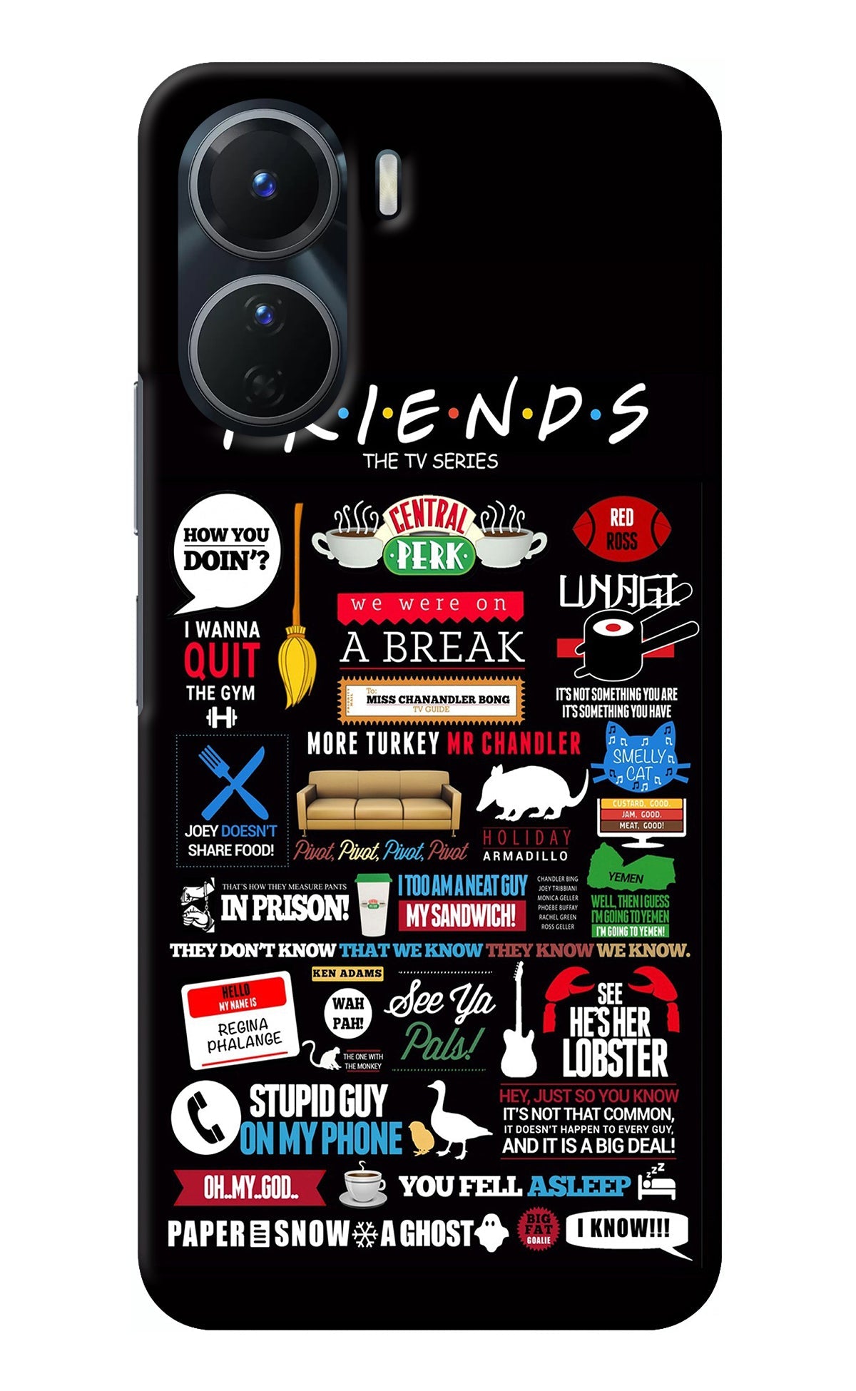 FRIENDS Vivo Y16 Back Cover