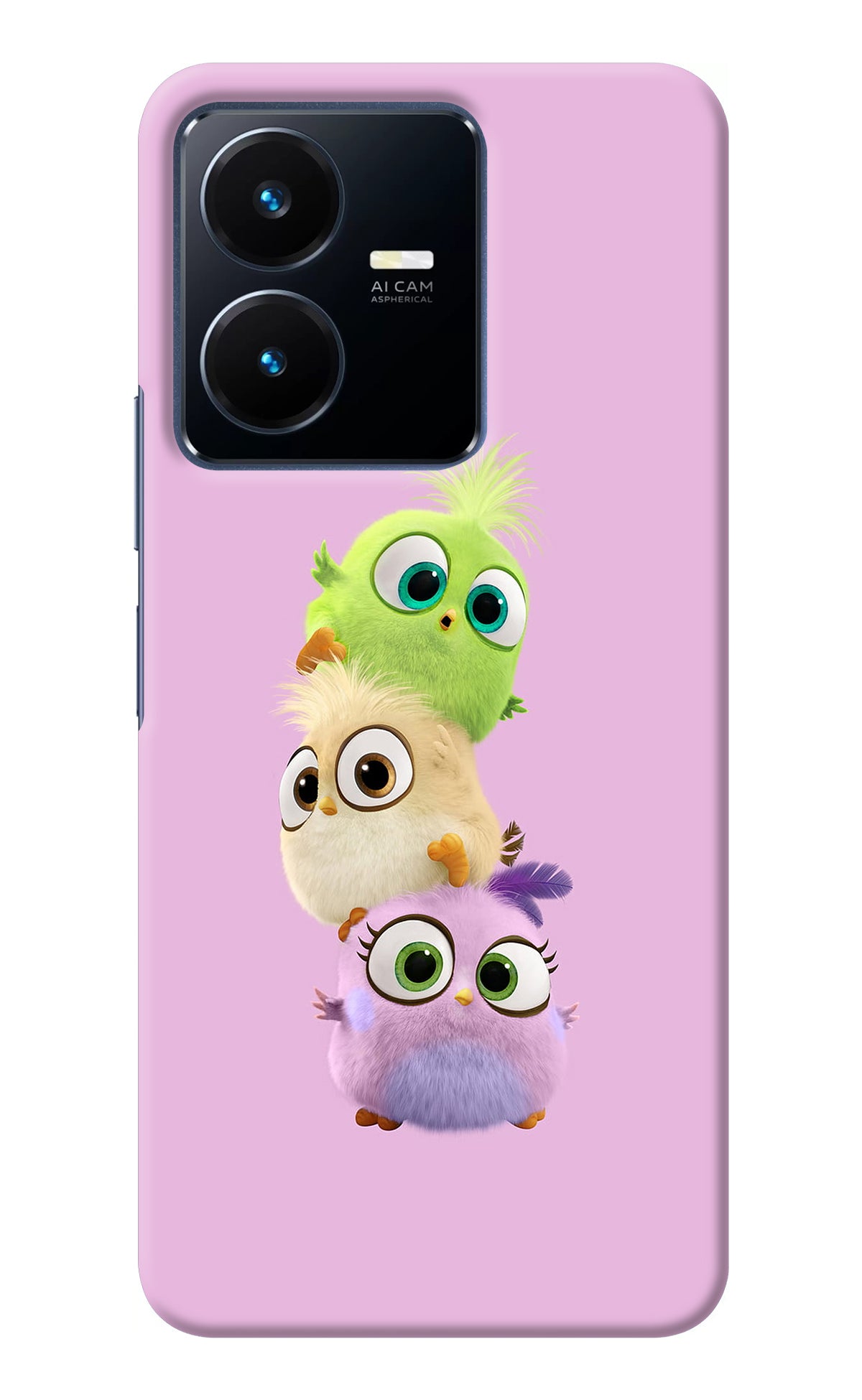 Cute Little Birds Vivo Y22 Back Cover