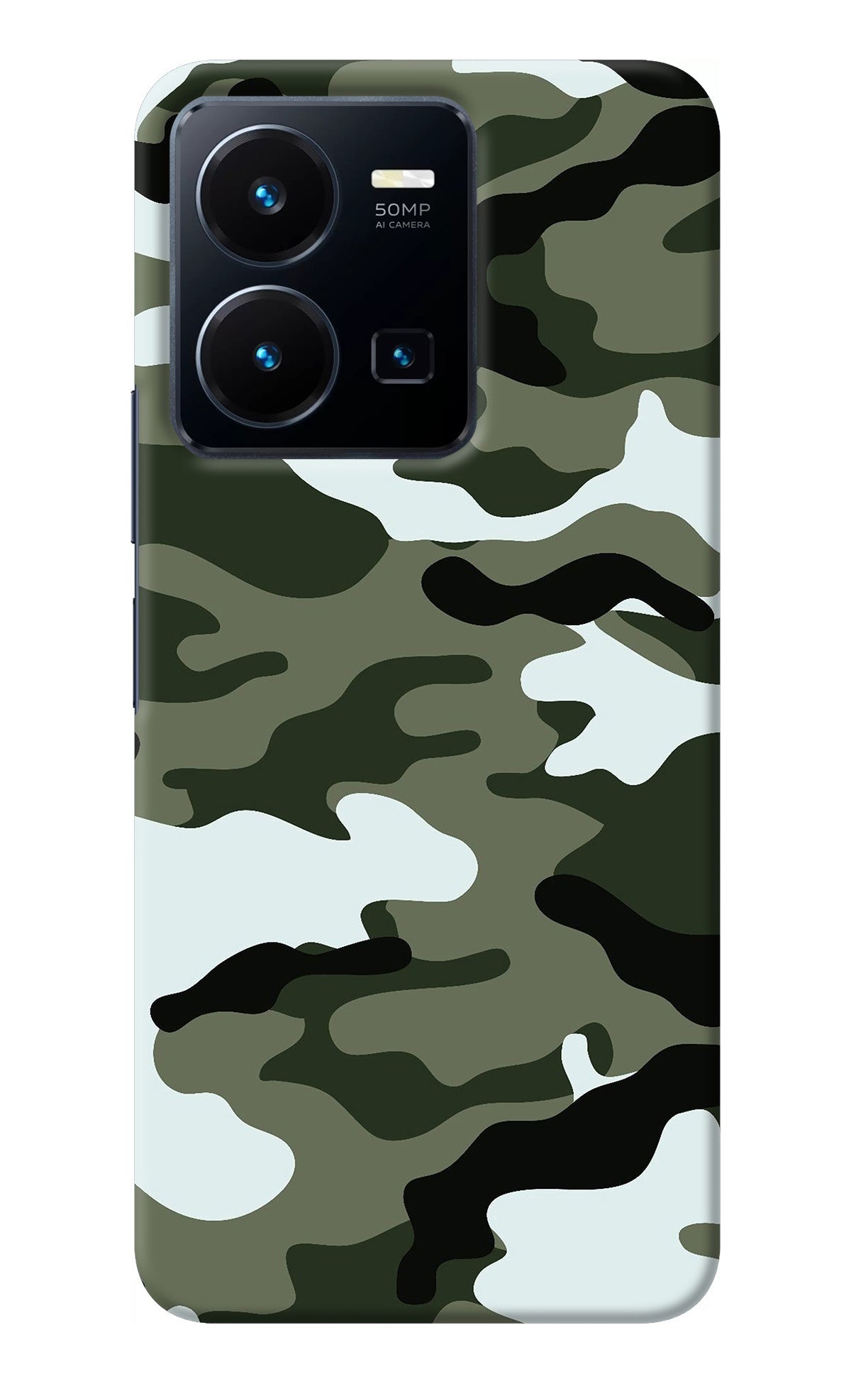 Camouflage Vivo Y35 Back Cover