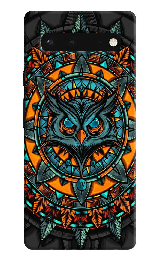 Angry Owl Art Case for Google Pixel 6 by Casekaro