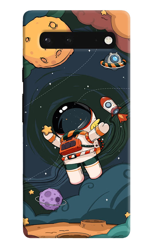 Cartoon Astronaut Case for Google Pixel 6 by Casekaro