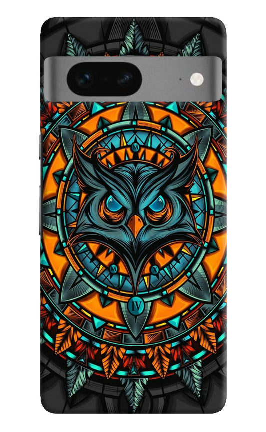 Angry Owl Art Case for Google Pixel 7 by Casekaro