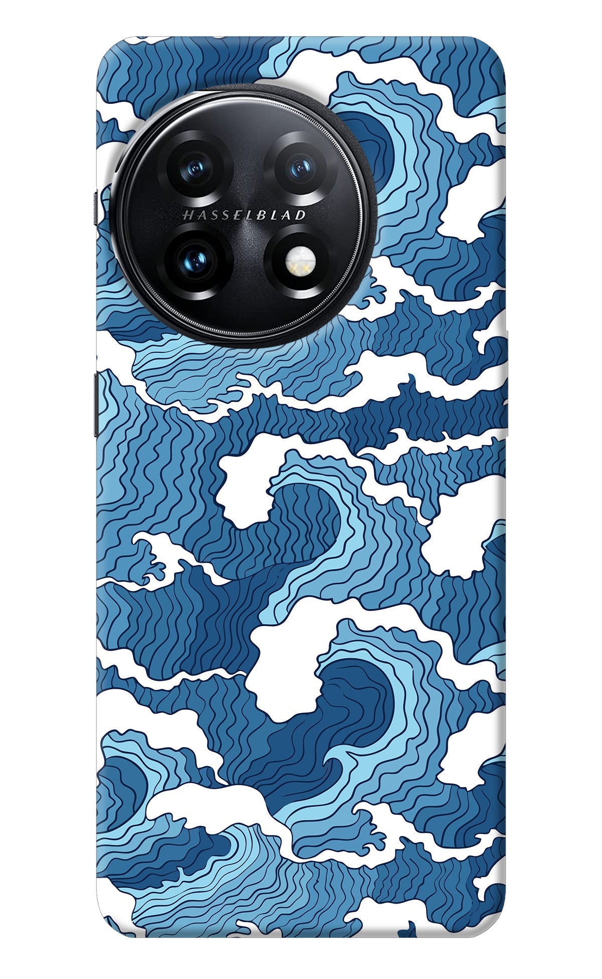 Blue Waves OnePlus 11 5G Back Cover