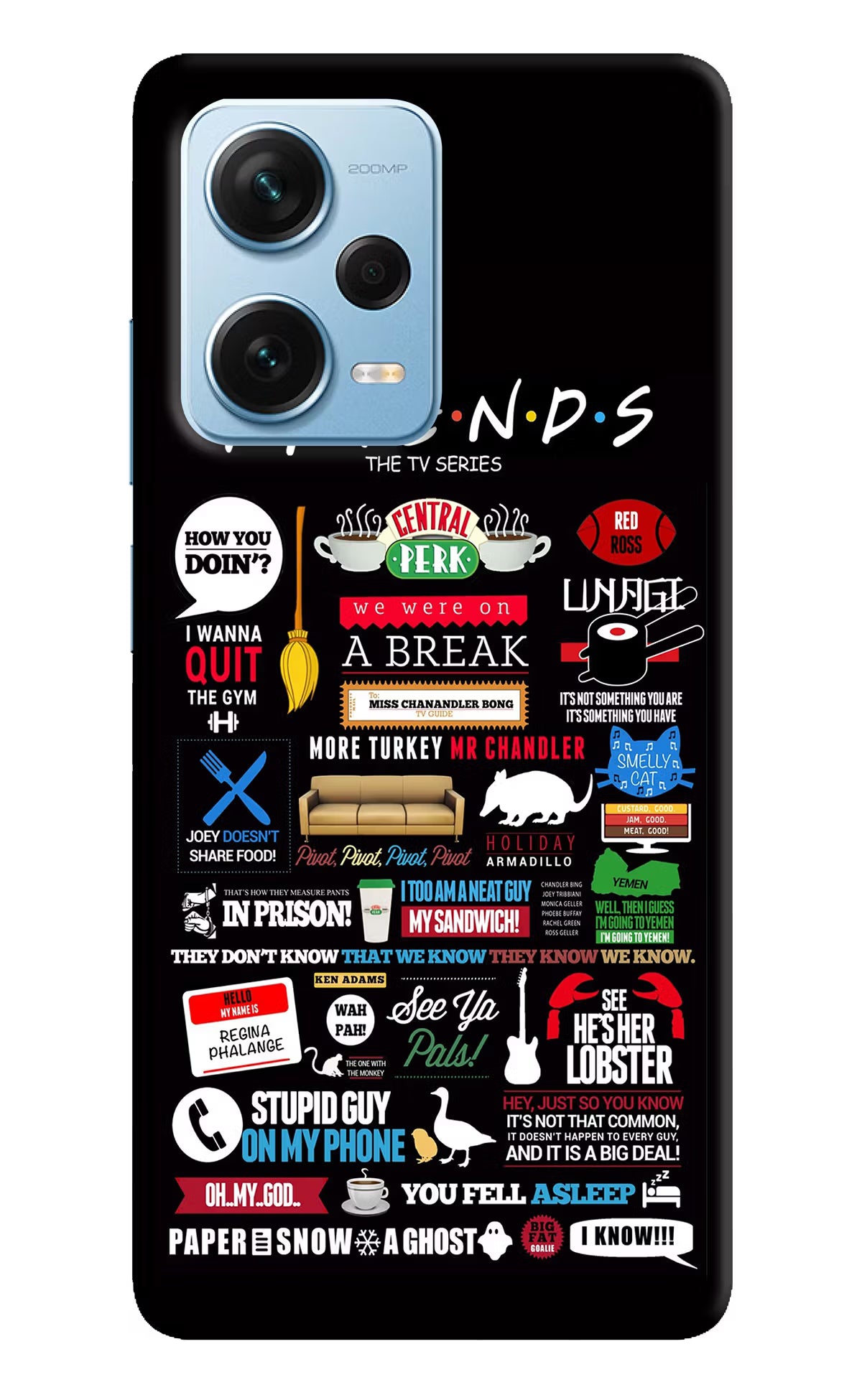 FRIENDS Case for Redmi Note 12 Pro+ 5G by Casekaro