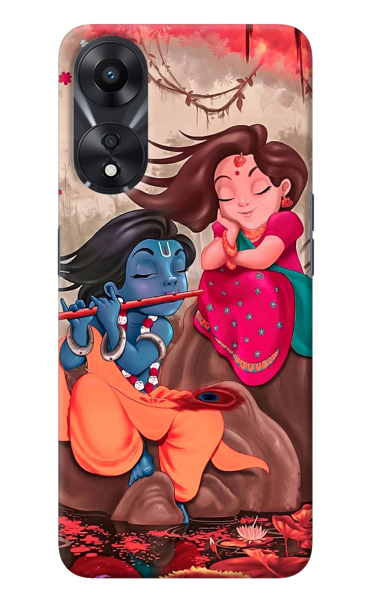 Radhe Krishna Oppo A78 5G Back Cover