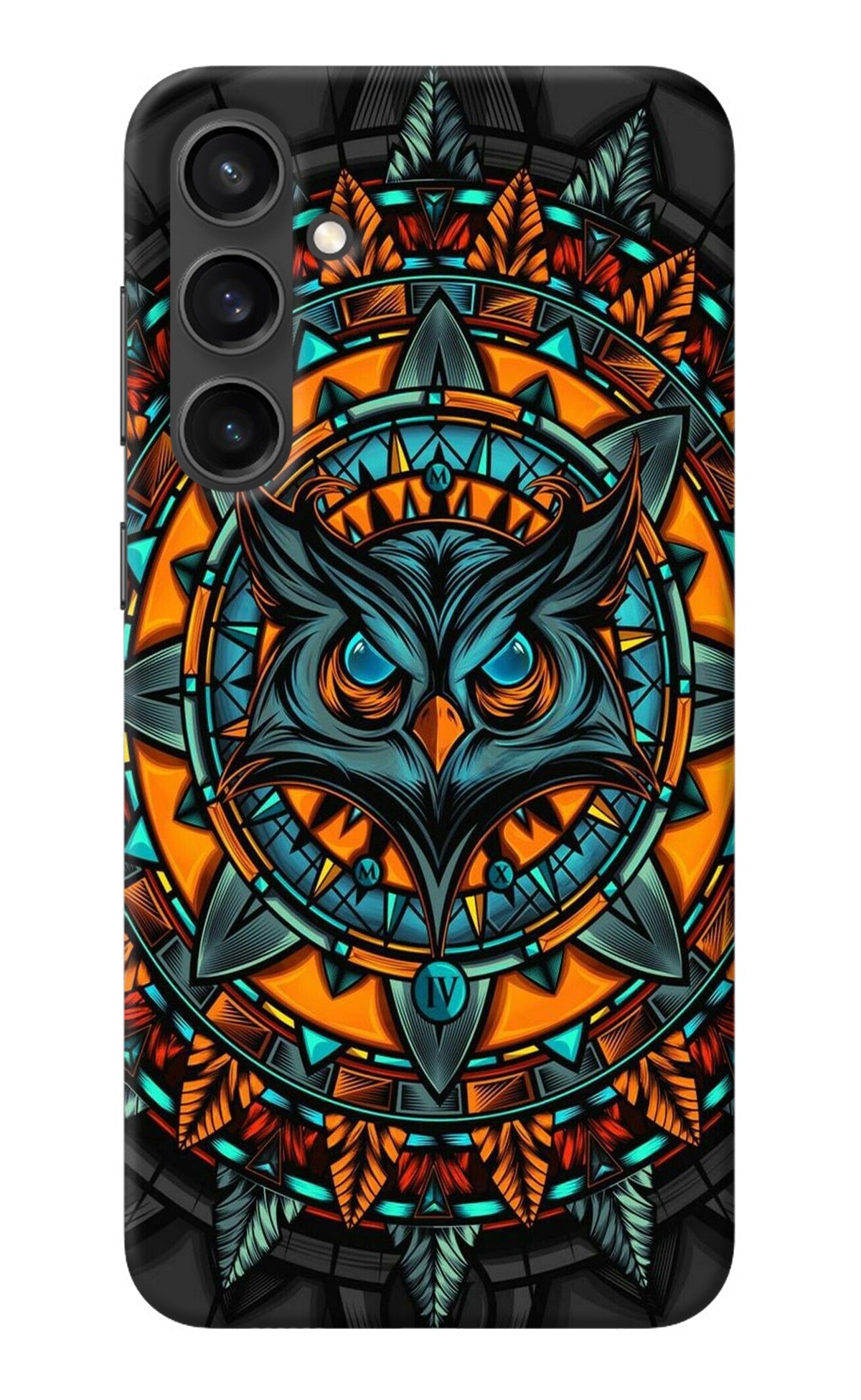 Angry Owl Art Samsung S23 Back Cover